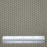 Grey kaki asanoha cotton fabric (110cm)