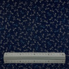 Tissu coton libellules bleu nuit (110cm)