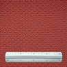 Tissu coton seigaiha rouge foncé en points (5m x 110cm)