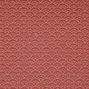 Tissu coton seigaiha rouge foncé en points (5m x 110cm)
