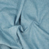 Tissu japonais dobby bleu ciel réversible en coton - Vente en gros