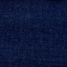 Tissu japonais dobby bleu nuit réversible en coton - Vente en gros
