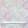 Japanese white fireworks seersucker fabric - Japanese summer cotton - wholesale