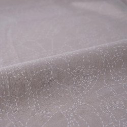 Panneau Sashiko taupe pré-imprimé 7 Dieux de la Fortune - vente en gros