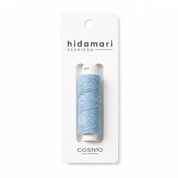 Hidamari skye blue sashiko thread 30m x 2 spools - Wholesale