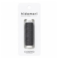 Fil sashiko Hidamari gris anthracite 2 x 30 m – Vente en gros