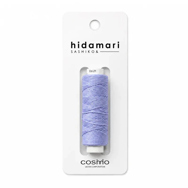 Hidamari lavender sashiko thread 30m x 2 spools - Wholesale