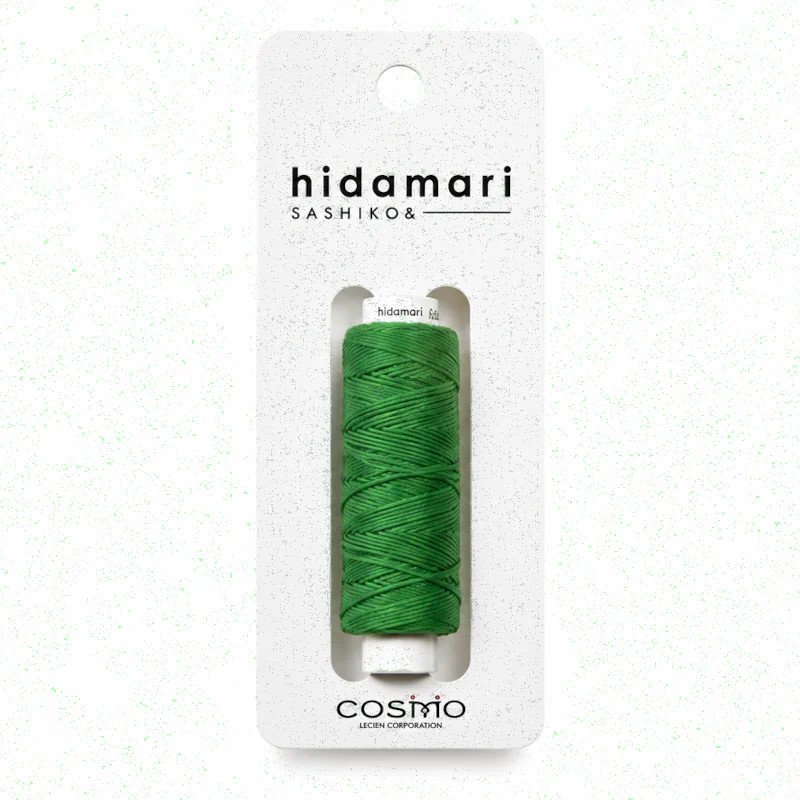 Fil sashiko Hidamari vert irlandais 2 x 30 m – Vente en gros