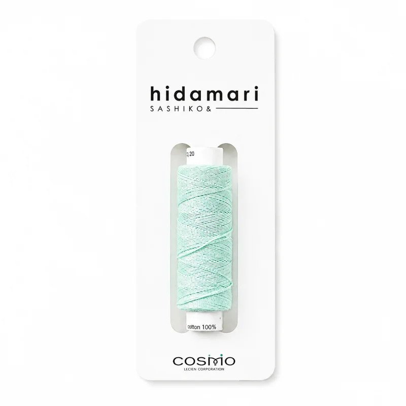 Fil sashiko Hidamari vert d'eau du sud 2 x 30 m – Vente en gros