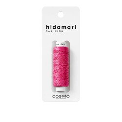Fil sashiko Hidamari rose framboise 2 x 30 m – Vente en gros