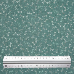 Green fireflies cotton fabric (110cm)