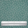 Tissu coton libellules vert