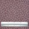 Tissu coton libellules mauve (110cm)