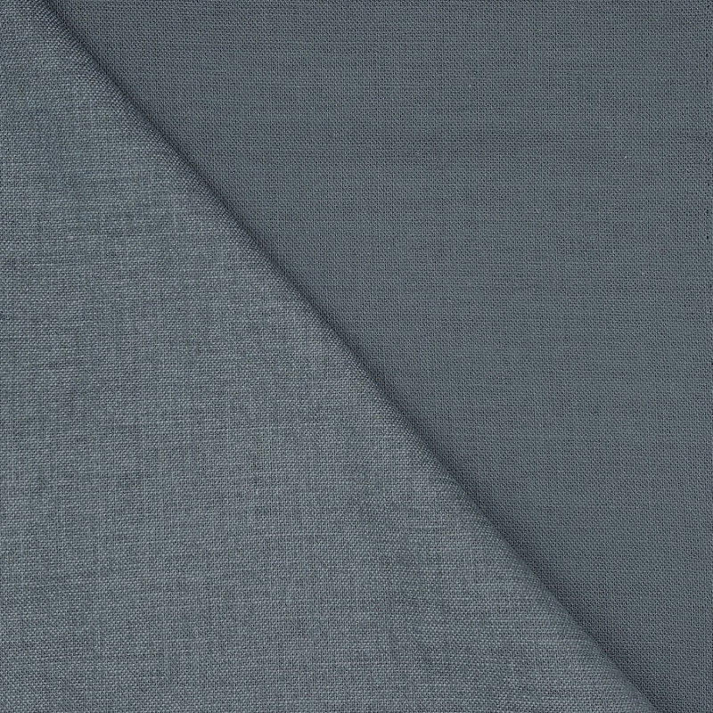 Sashiko canvas in silver blue cotton (110cm)