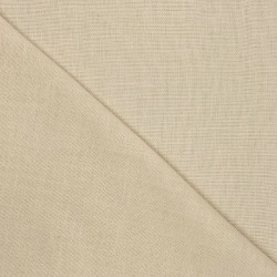 Toile sashiko en coton blanc crème (110cm)