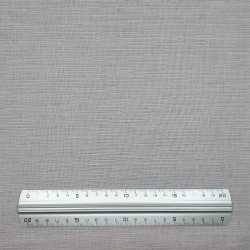 Japanese woven cotton beige and blue textured fabric (115cm)