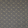 Tissu coton bleu nuit graphique motifs sayagata dorés (110cm)