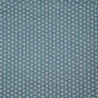 Tissu coton asanoha bleu canard (110cm)