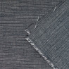 Black textured woven cotton fabric with grey undertones (115cm)