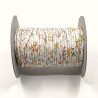 2mm cotton cord cream pastel flowers 30m roll