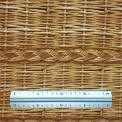 Cotton fabric wicker basket pattern (110cm)