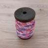 Kimono cord 5mm dark pink flowers 7m roll