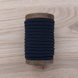 Plain black kimono cord 5mm 7m roll