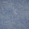 Tissu coton rustique bleu vagues japonaises (5m x 110cm)