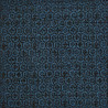 Midnight blue rustic cotton fabric with small cross flowers patterns (109cm)