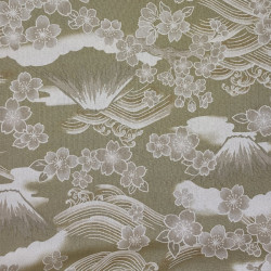 Beige cotton fabric Yamato (5m x 110cm)