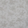 Grey beige cotton fabric with roses patterns (6m x 110cm)