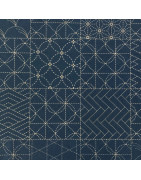 Sashiko pre-printed fabrics